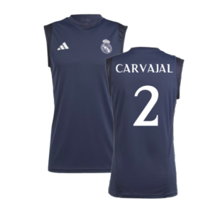 2023-2024 Real Madrid Sleeveless Jersey (Legend Ink) (Carvajal 2)