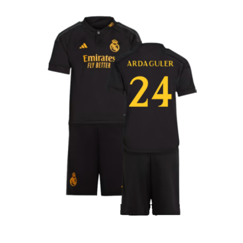 2023-2024 Real Madrid Third Mini Kit (Arda Guler 24)