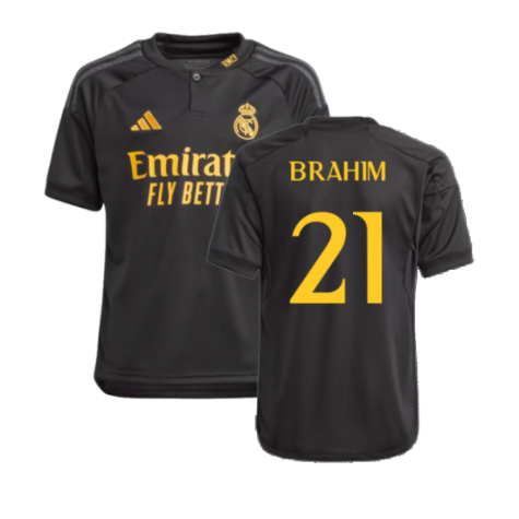 2023-2024 Real Madrid Third Shirt (Kids) (Brahim 21)