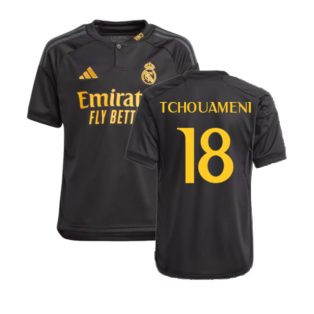 2023-2024 Real Madrid Third Shirt (Kids) (Tchouameni 18)