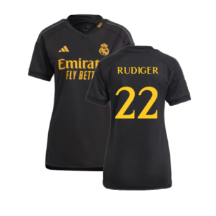 2023-2024 Real Madrid Third Shirt (Ladies) (Rudiger 22)
