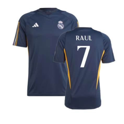 2023-2024 Real Madrid Training Shirt (Legend Ink) (Raul 7)