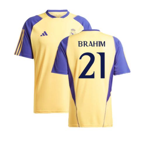 2023-2024 Real Madrid Training Shirt (Spark) (Brahim 21)