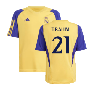 2023-2024 Real Madrid Training Shirt (Spark) - Kids (Brahim 21)