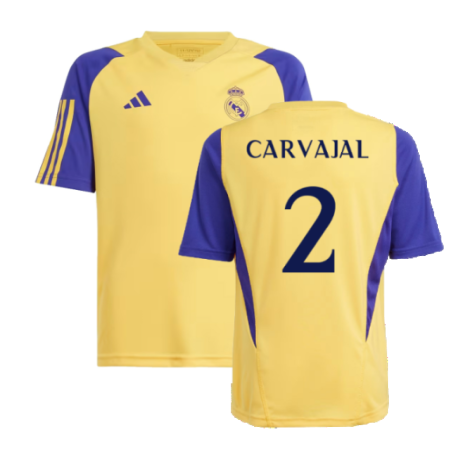 2023-2024 Real Madrid Training Shirt (Spark) - Kids (Carvajal 2)