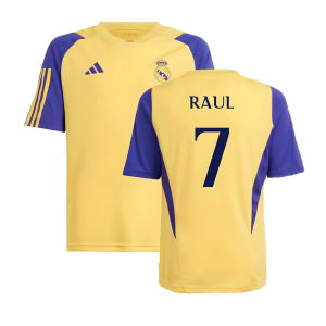 2023-2024 Real Madrid Training Shirt (Spark) - Kids (Raul 7)