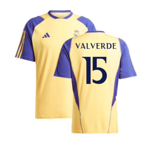 2023-2024 Real Madrid Training Shirt (Spark) (Valverde 15)