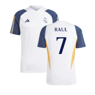 2023-2024 Real Madrid Training Shirt (White) (Raul 7)