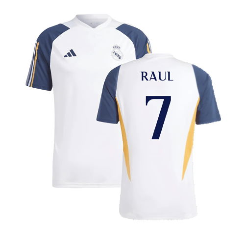 2023-2024 Real Madrid Training Shirt (White) (Raul 7)