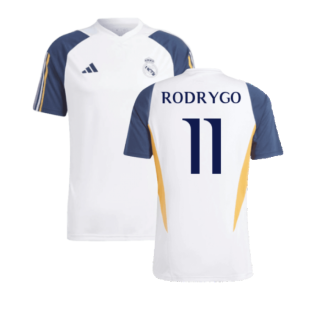 2023-2024 Real Madrid Training Shirt (White) (Rodrygo 11)