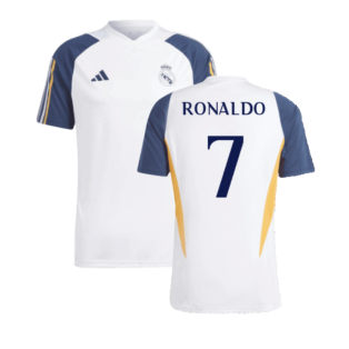 2023-2024 Real Madrid Training Shirt (White) (Ronaldo 7)