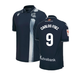 2023-2024 Real Sociedad Authentic Away Shirt (Carlos Fdez 9)