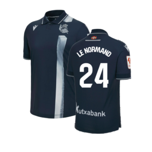 2023-2024 Real Sociedad Authentic Away Shirt (Le Normand 24)