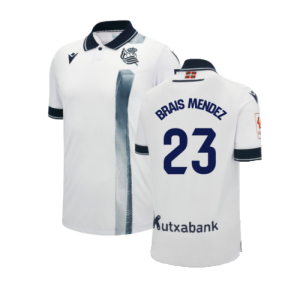 2023-2024 Real Sociedad Authentic Third Shirt (Brais Mendez 23)