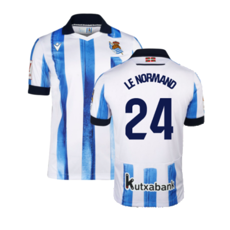 2023-2024 Real Sociedad Home Shirt (Le Normand 24)