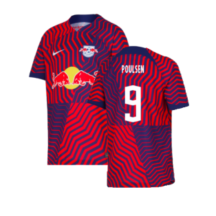 2023-2024 Red Bull Leipzig Away Shirt (Kids) (Poulsen 9)