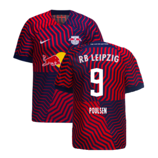 2023-2024 Red Bull Leipzig Away Shirt (Poulsen 9)