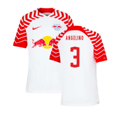 2023-2024 Red Bull Leipzig Home Shirt (Kids) (Angelino 3)