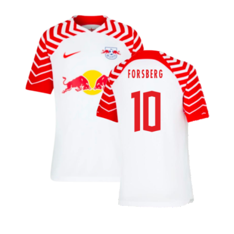 2023-2024 Red Bull Leipzig Home Shirt (Kids) (Forsberg 10)