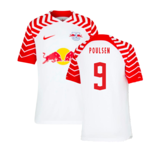 2023-2024 Red Bull Leipzig Home Shirt (Kids) (Poulsen 9)