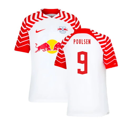 2023-2024 Red Bull Leipzig Home Shirt (Kids) (Poulsen 9)