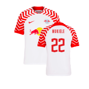 2023-2024 Red Bull Leipzig Home Shirt (Mukiele 22)