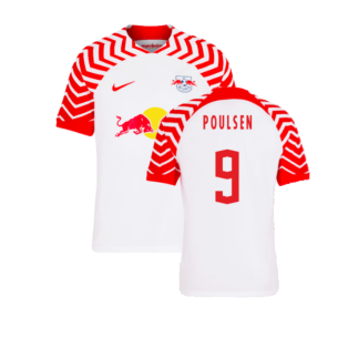 2023-2024 Red Bull Leipzig Home Shirt (Poulsen 9)