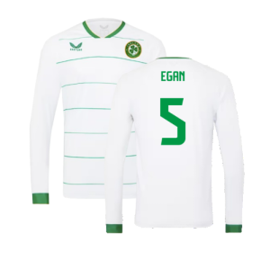 2023-2024 Republic of Ireland Away Long Sleeve Shirt (Egan 5)