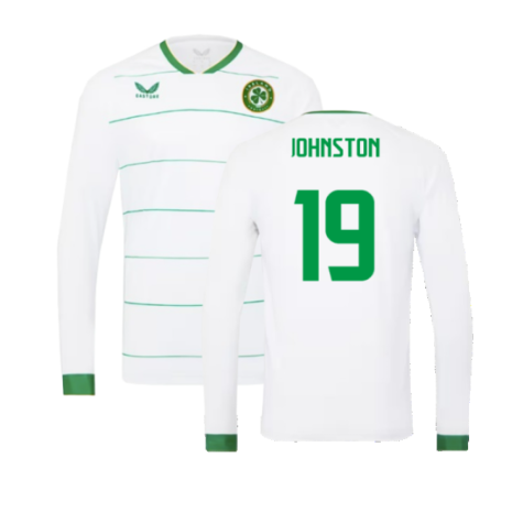 2023-2024 Republic of Ireland Away Long Sleeve Shirt (Johnston 19)