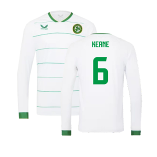 2023-2024 Republic of Ireland Away Long Sleeve Shirt (Keane 6)