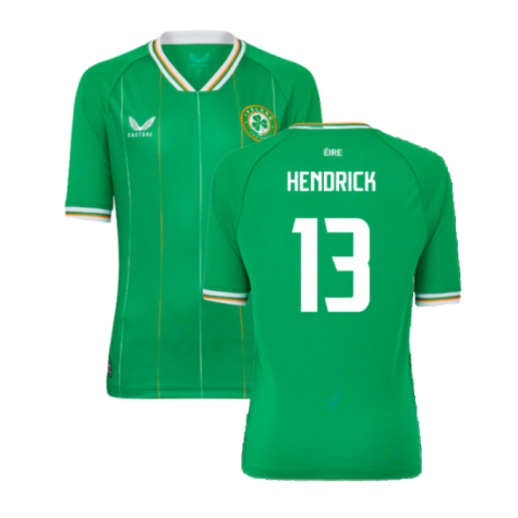 2023-2024 Republic of Ireland Home Shirt (Kids) (Hendrick 13)