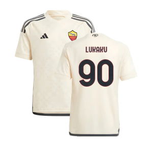 2023-2024 Roma Away Shirt (Kids) (LUKAKU 90)