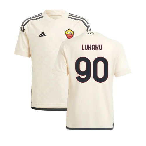 2023-2024 Roma Away Shirt (Kids) (LUKAKU 90)