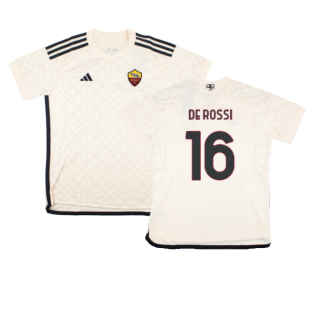 2023-2024 Roma Away Shirt (Ladies) (DE ROSSI 16)