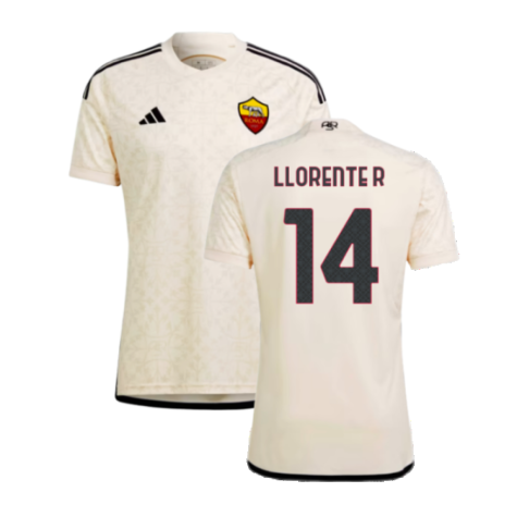 2023-2024 Roma Away Shirt (LLORENTE R 14)