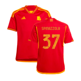 2023-2024 Roma Home Shirt (Kids) (SPINAZZOLA 37)