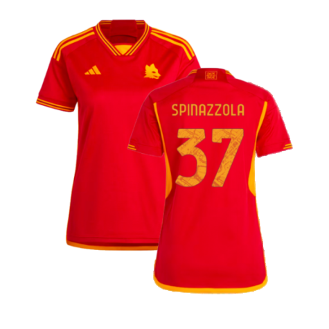 2023-2024 Roma Home Shirt (Ladies) (SPINAZZOLA 37)