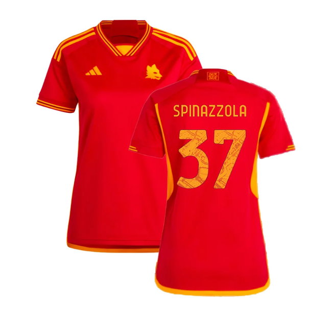 2023-2024 Roma Home Shirt (Ladies) (SPINAZZOLA 37)