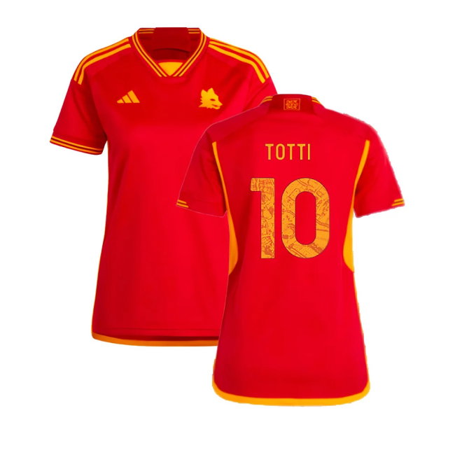 2023-2024 Roma Home Shirt (Ladies) (TOTTI 10)