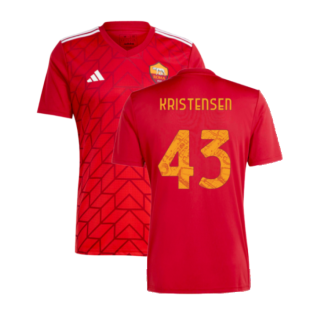 2023-2024 Roma Icon Pre-Match Shirt (Red) (KRISTENSEN 43)