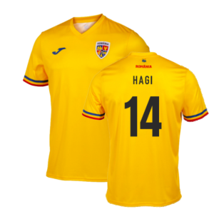 2023-2024 Romania Supporters Official T-Shirt (Yellow) (HAGI 14)
