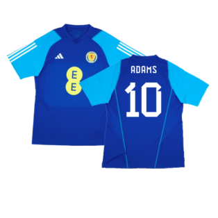 2023-2024 Scotland Player Issue Training Shirt (Blue) (Adams 10)