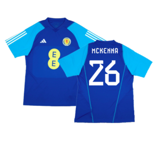 2023-2024 Scotland Player Issue Training Shirt (Blue) (McKenna 26)