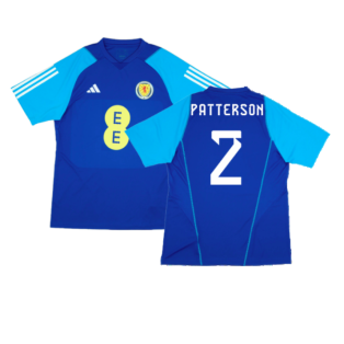 2023-2024 Scotland Player Issue Training Shirt (Blue) (Patterson 2)