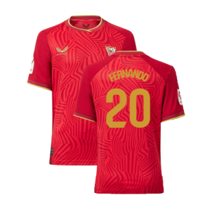 2023-2024 Sevilla Away Shirt (Kids) (Fernando 20)