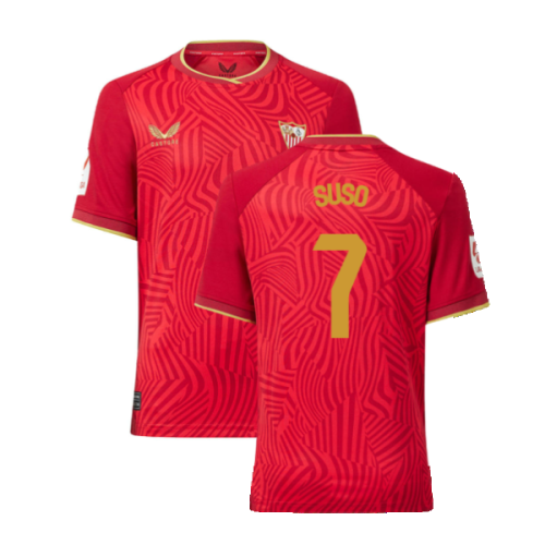 2023-2024 Sevilla Away Shirt (Kids) (Suso 7)  2023-2024 Sevilla Away Shirt (Kids) (Suso 7)