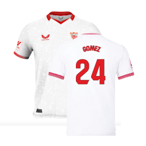 2023-2024 Sevilla Home Shirt (Kids) (Gomez 24)