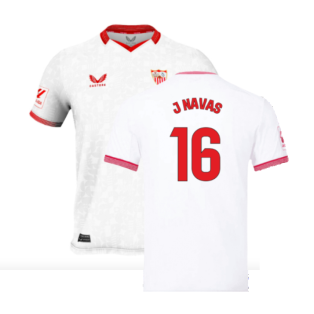 2023-2024 Sevilla Home Shirt (Kids) (J Navas 16)