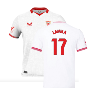 2023-2024 Sevilla Home Shirt (Kids) (Lamela 17)