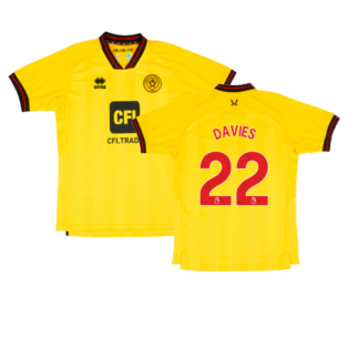 2023-2024 Sheffield United Away Shirt (Davies 22)